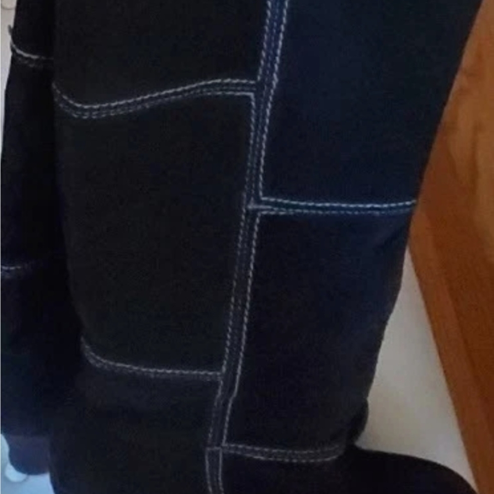 Dr Sholls Black Suede Patchwork Wedge Boots - Picture 11 of 11